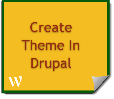 Create custom theme in drupal 8