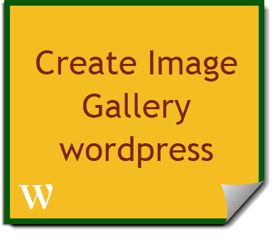Create image gallery in Wordpress