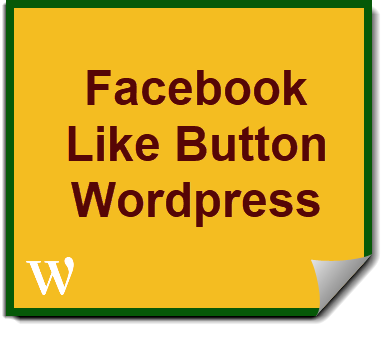 Create facebook like button Wordpress